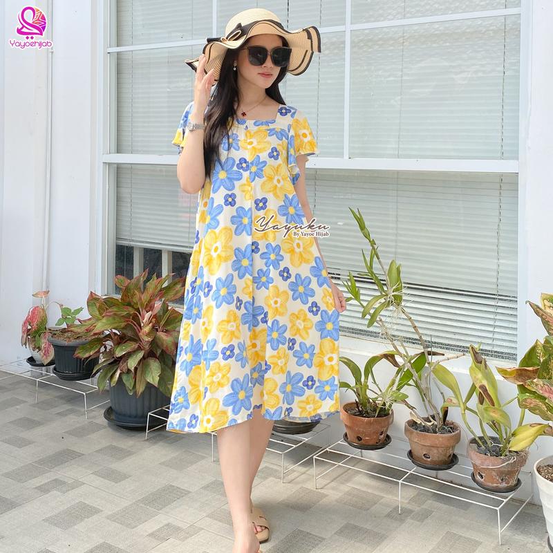 Aira Dres Homedress Motif Terbaru Kekinian Bahan Adem
