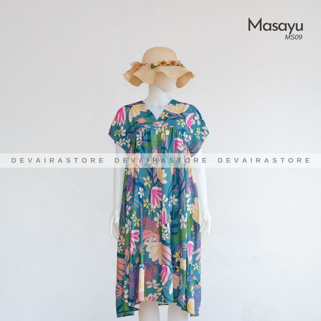 Masayu Homedress Daster Rayon Motif Kekinian Terbaru