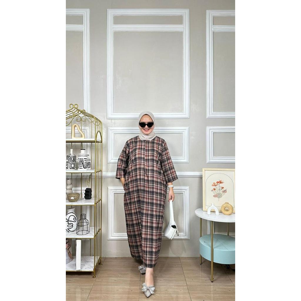 DASTER GAMIS RAYON  DASTER PANJANG LONG